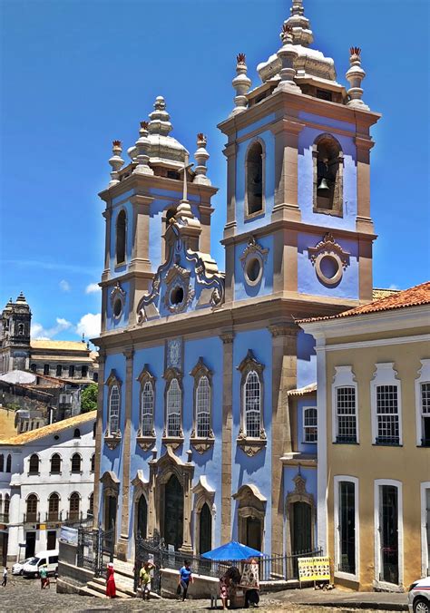 Igreja De Nossa Senhora Do Ros Rio Dos Pretos Pelourinho Dia E Noite