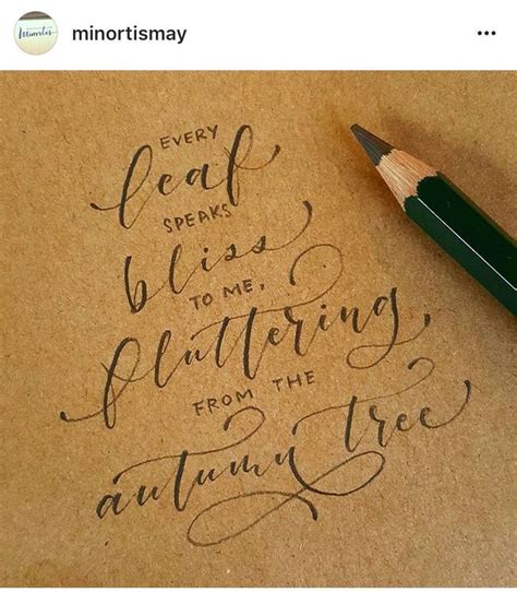 Calligraphy Pencil Calligraphy Hand Lettering Inspiration Hand