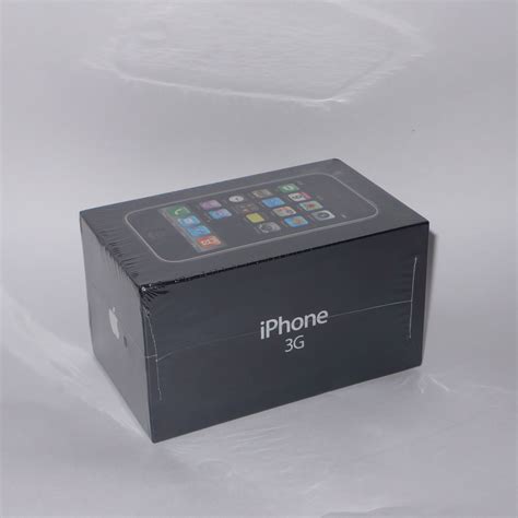 New Sealed Apple Iphone 3g 8gb Black Unlocked Collectors Ebay