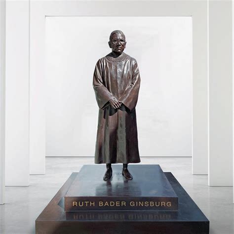 For Womens History Month In 2021 A Bronze Statue Of Ruth Bader