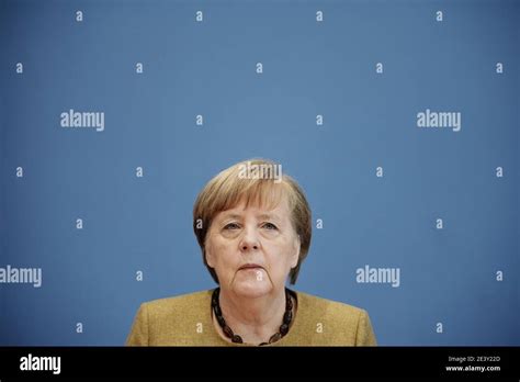 Berlin Germany St Jan Federal Chancellor Angela Merkel Cdu