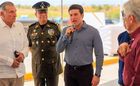 Samuel García presume que entró mucha agua a presa de La Boca tras