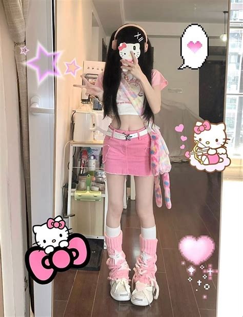 Pin By Nami On Cute Fashion Harajuku Outfits Cute Fashion Hello