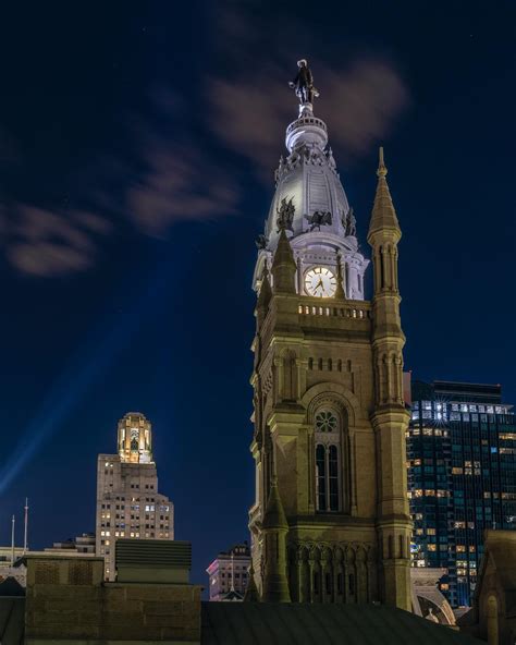 City Hall at night : r/philadelphia