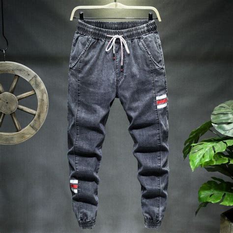 Plus Größe 7XL 8XL 9XL 10XL männer Jeans Mode Lässig Jogger Harem Denim