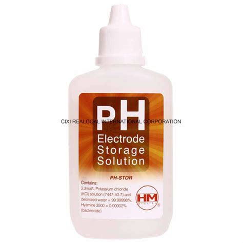 Digital Ph Stor Ph Storage Solution Includes 20 Packets Of 20 Ml Potassium Chloride Kcl