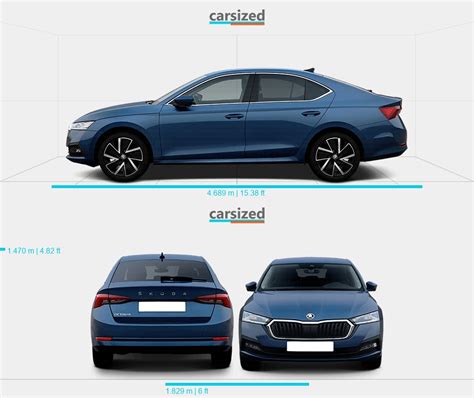 Skoda Octavia Dimensions Side View