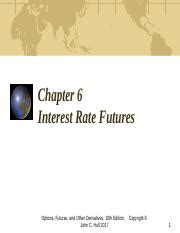 Ch Hullofod Thedition Chapter Interest Rate Futures Options