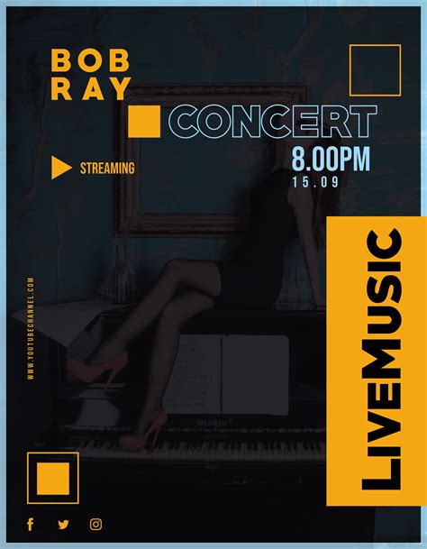 Concert Flyer Free Psd Template Psd Templates Free