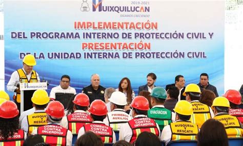 Presentan Unidades Internas De Protección Civil En Huixquilucan