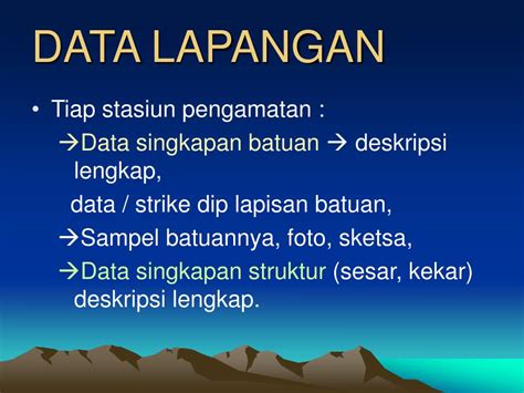 Ppt Jurusan Teknik Geologi Fakultas Matematika Dan Ilmu Peng Alam