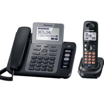 Panasonic KX TG9471B 2 Line Corded Cordless Phone With Digital