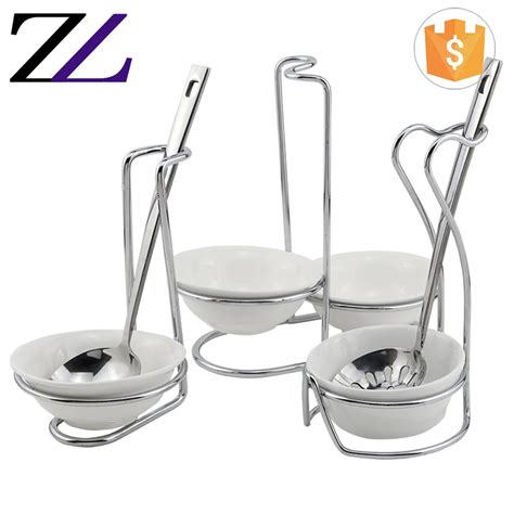 5 Star Luxury Restaurant Porcelain Buffet Serving Set Stainless Steel