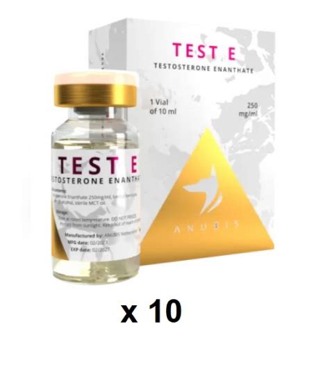 10 X Anubis Anubis Testosteron Enanthat 250 Mg 10 Ml