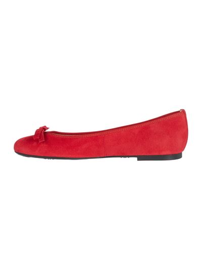 Pretty Ballerinas Ballerinas Aus Echtem Veloursleder Rot Online Kaufen