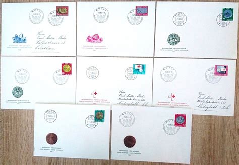 LOT ab 1958 illust Bundesfeier Briefe Stempel RÜTLI ab 1 Kaufen