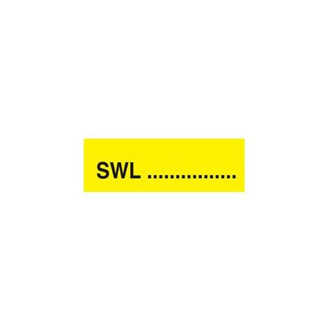 Safe Working Load Sign Logistics UK Shop