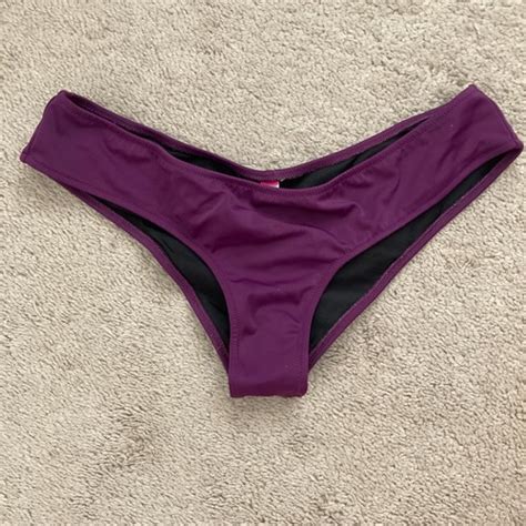 Victoria S Secret Plum Purple Bikini Bottoms Size Small EBay