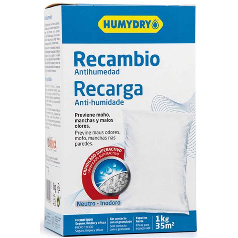 Recarga Desumidificador Inodoro Humydry Emb 1 Kg Continente Online