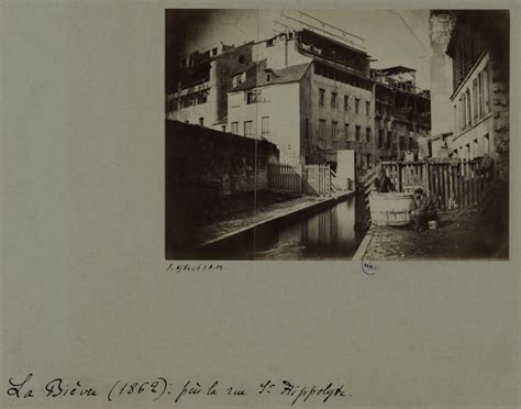 La Bièvre (1862) - près la rue St Hippolyte | Paris Musées