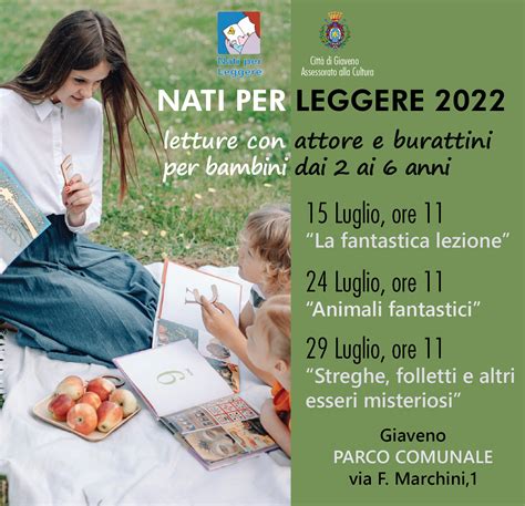 29 Luglio 2022 Nati Per Leggere Visitgiaveno