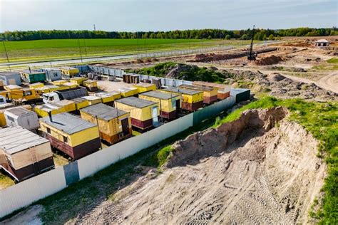 Edificios de oficinas móviles u oficina de contenedores para el sitio