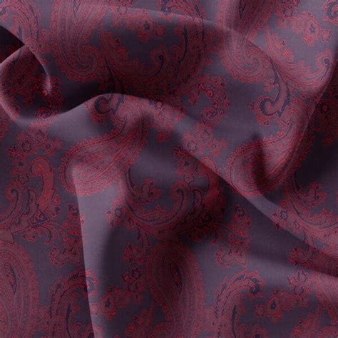 Paisley Dress Lining Mauve Red Uk Retailer