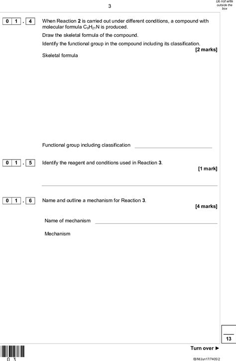 AQA Jun 2017 Paper 2 Q1 With Explained Solutions