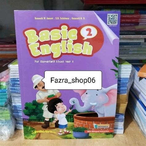 Jual New Buku Basic English Bahasa Inggris Sd Grade Kelas 2 Kurikulum Merdeka Yudhistira