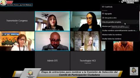 Entrevista Congreso A Los Aspirantes Para Ocupar Los Espacios De