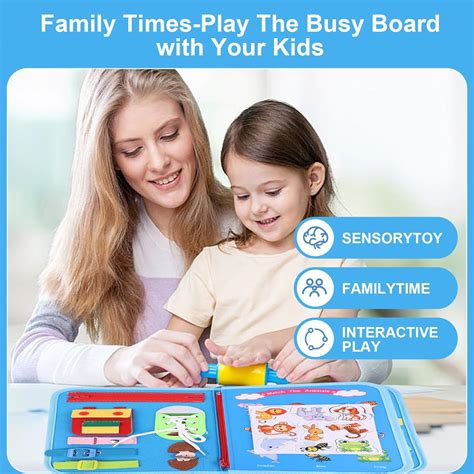 Everdazz Busy Board Juguete Montessori Para Ni Os De A Os