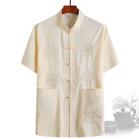 Daidai Ready Stock Men Man Shirt Cheongsam Chinese New Year Cny