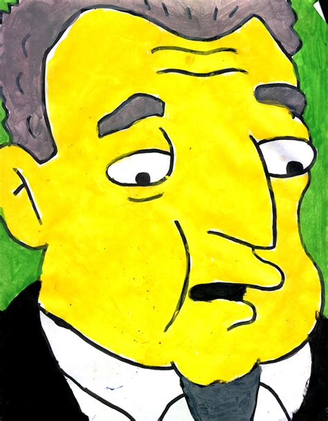 My Painting of Dr. Henry Kissinger : r/TheSimpsons