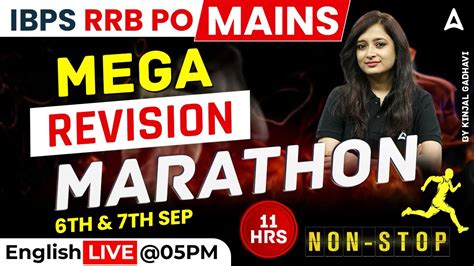 IBPS RRB PO 2023 RRB PO Mains English Marathon Class English By