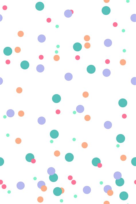 Colorful Dots Seamless Pattern Seamless Pattern With Dots Colorful