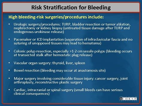 Perioperative Management Of Antithrombotic Therapy — Antithrombotic