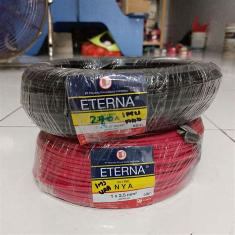 Jual Kabel Listrik Tunggal Kawat Eterna Nya Mm Mm Roll Meter