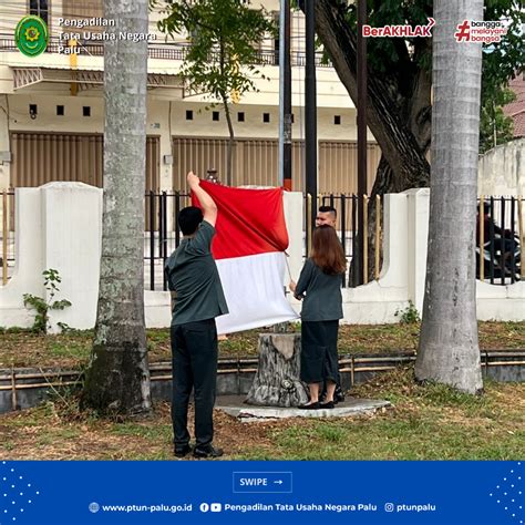 Upacara Peringatan Hari Lahirnya Pancasila Di Pengadilan Tata Usaha