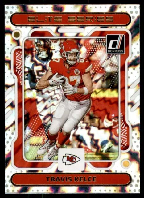 TRAVIS KELCE 2023 Donruss Football ELITE SERIES Kansas City Chiefs ES