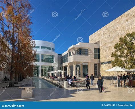 The Getty Center Museum In Los Angeles California Usa Editorial Photo