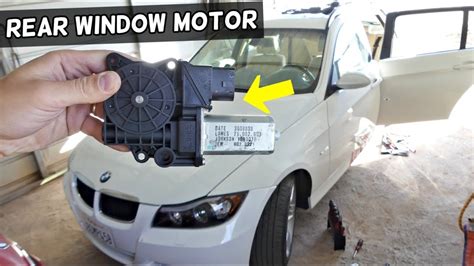 HOW TO REPLACE REAR WINDOW REGULATOR MOTOR ON BMW E90 E91 YouTube