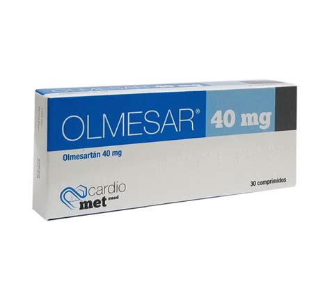 Olmesar 40Mg Comprimidos FarmaciaRD