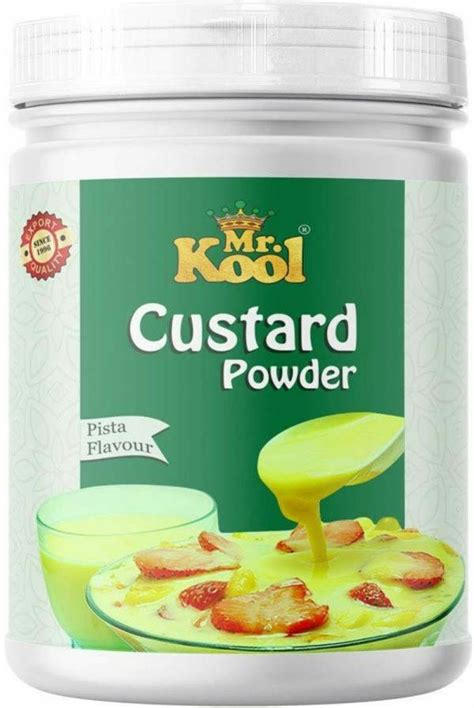 Mr Kool Instant Pista Flavor Custard Powder And Delicious Chocolate