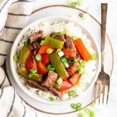 Slow Cooker Pepper Steak Recipe Joyfoodsunshine