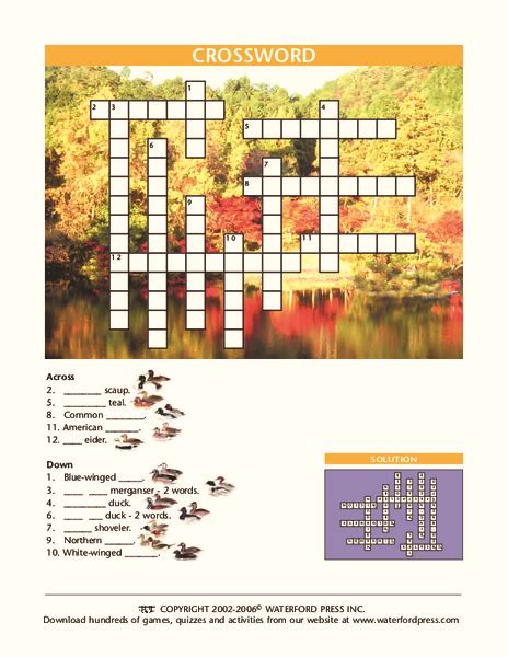 Crossword Lesson Plan For 5th 8th Grade Lesson Planet