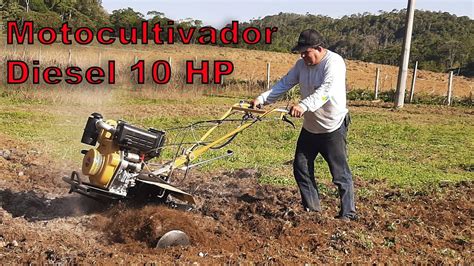 Arando A Terra Motocultivador Hp Youtube