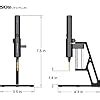 Amazon Am Arrowmax Mini Electric Drill In With Benchtop Press