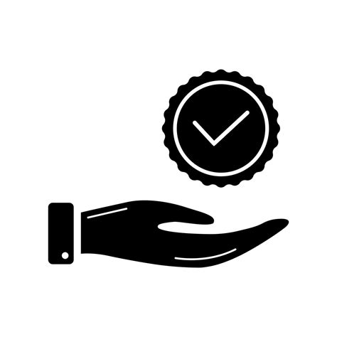 Recommendation Vector Icon Approve Illustration Sign Assurance Symbol