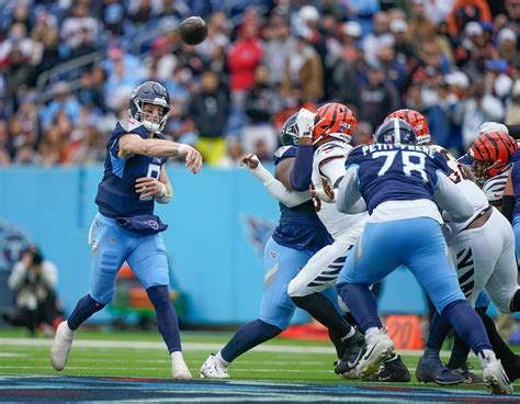 Report Titans Benching Will Levis Mason Rudolph To