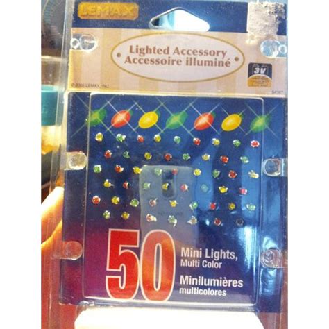 Lemax Village Collection Accessory 50 Mini Lights Set Multi Color